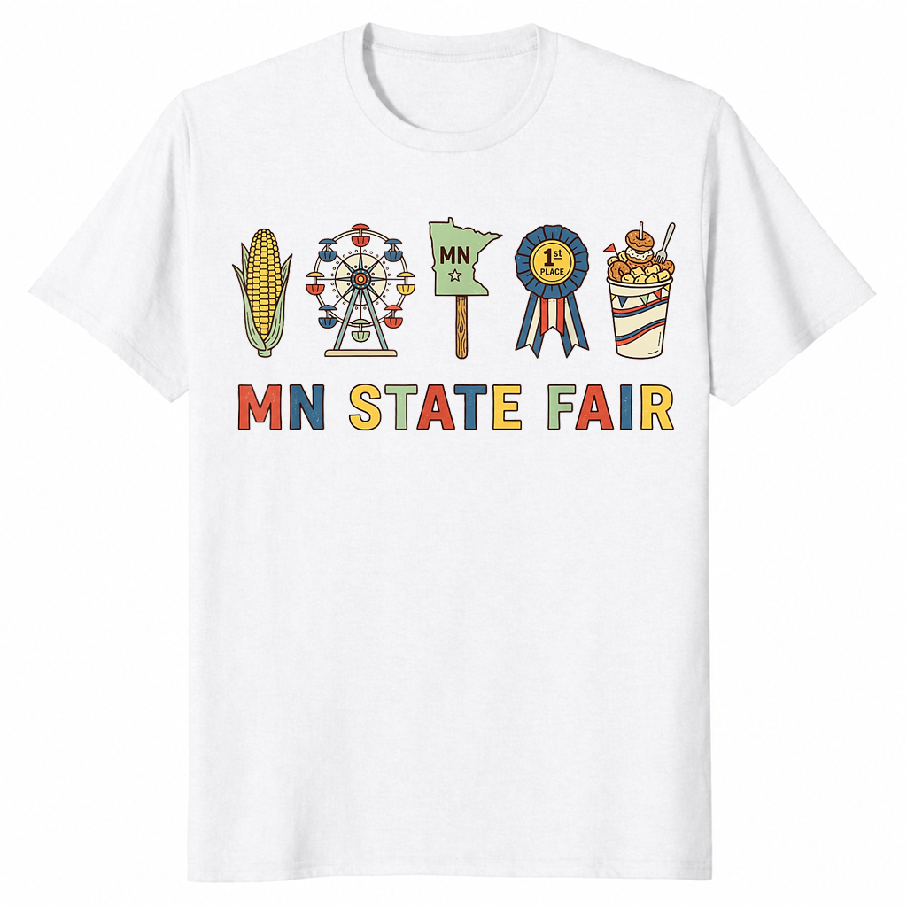 Minnesota State Fair shirt white