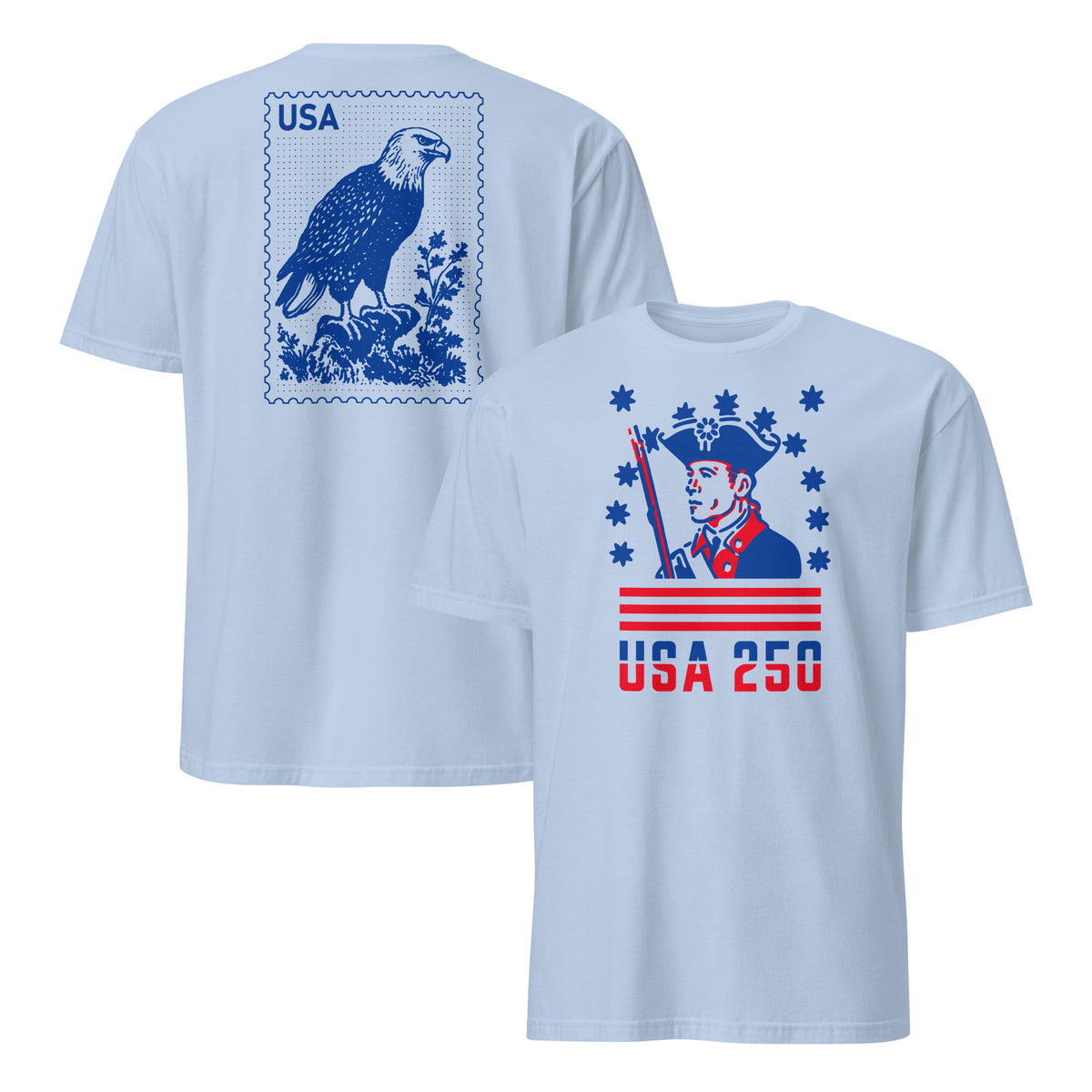 USA 250th Anniversary Minuteman Eagle Shirt | 1776-2026 Patriotic Tee | Cuccico