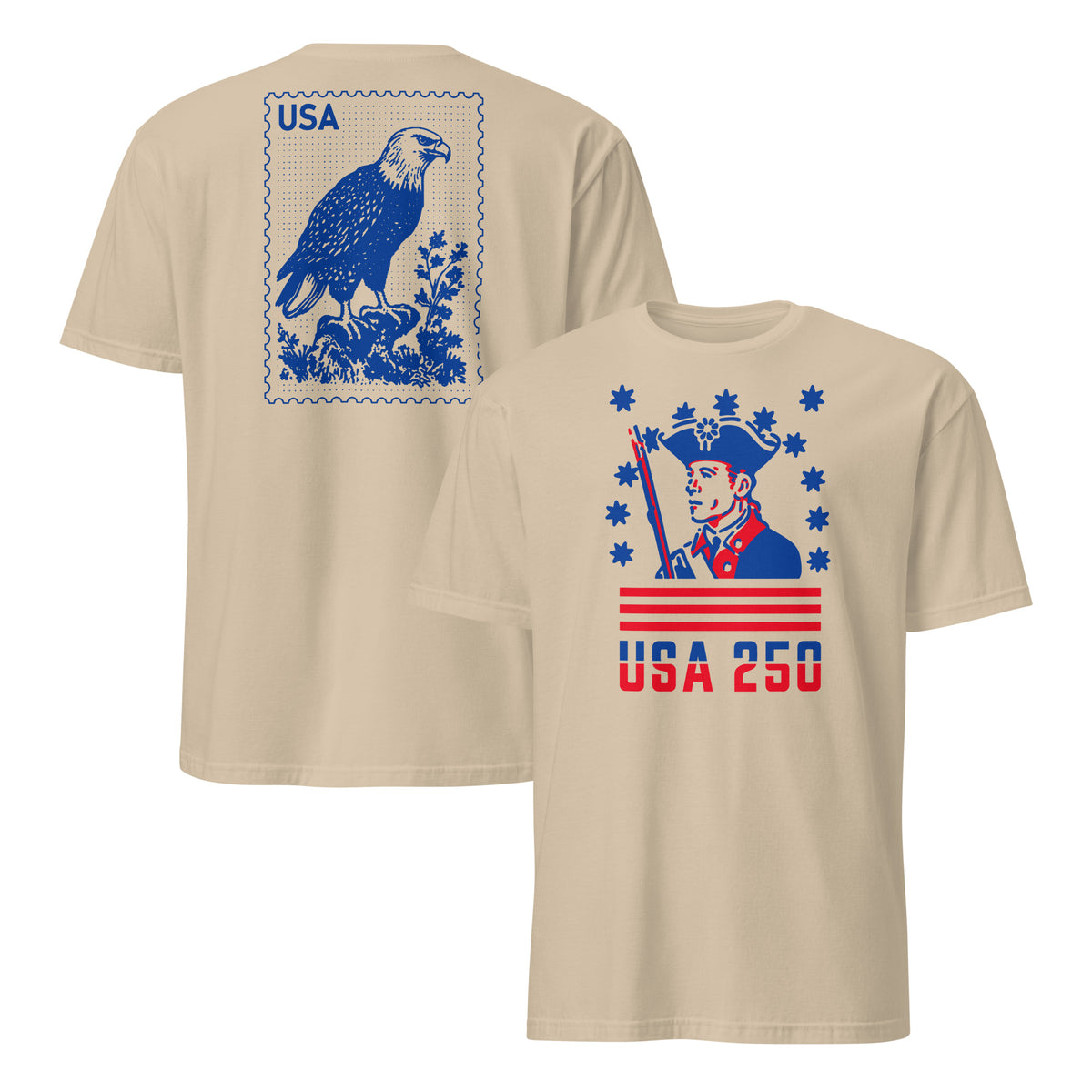 USA 250th Anniversary Minuteman Eagle Shirt | 1776-2026 Patriotic Tee | Cuccico