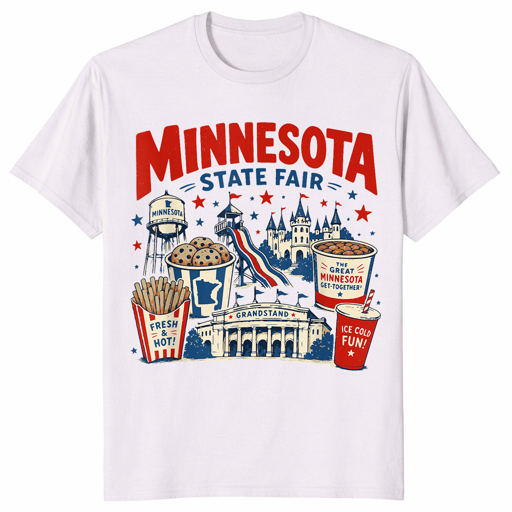 MN State Fair Cookies Shirt in ice grey
