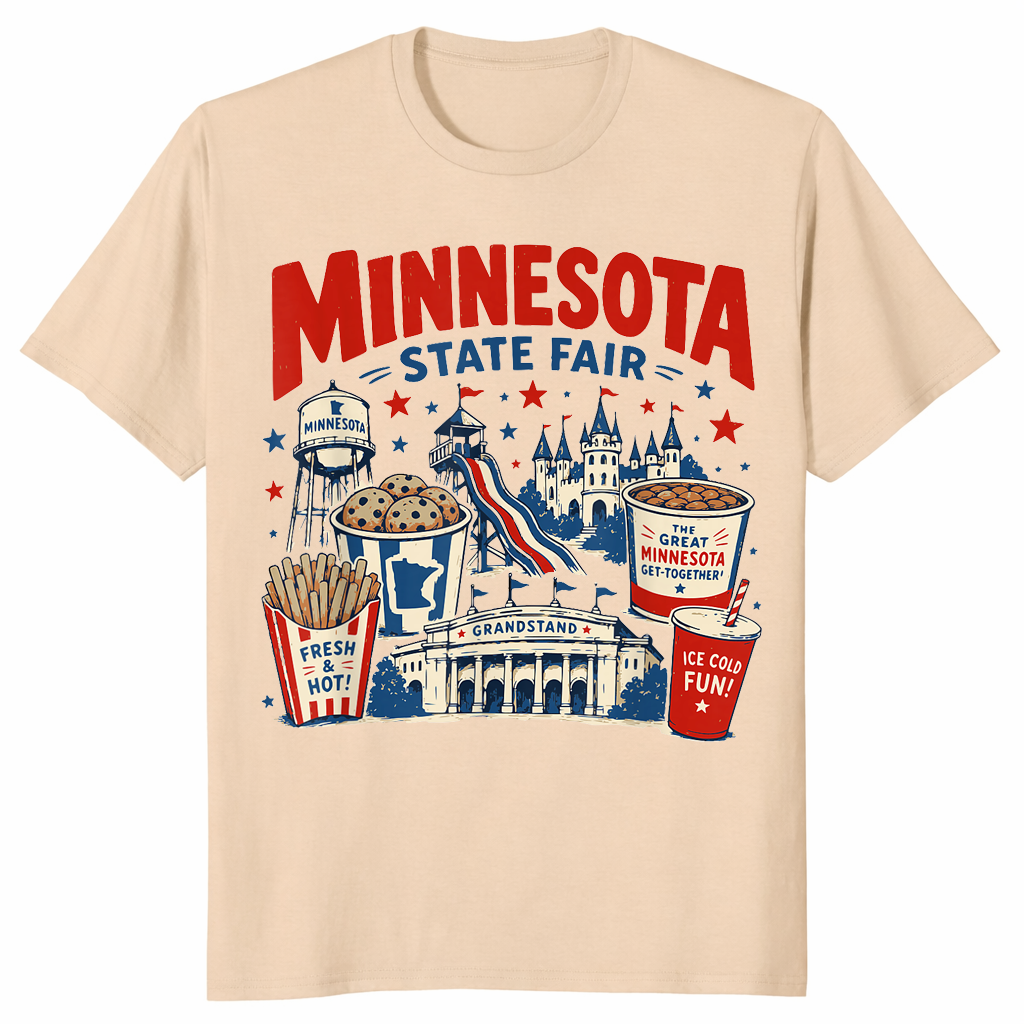 MN State Fair Cookies Shirt in sand