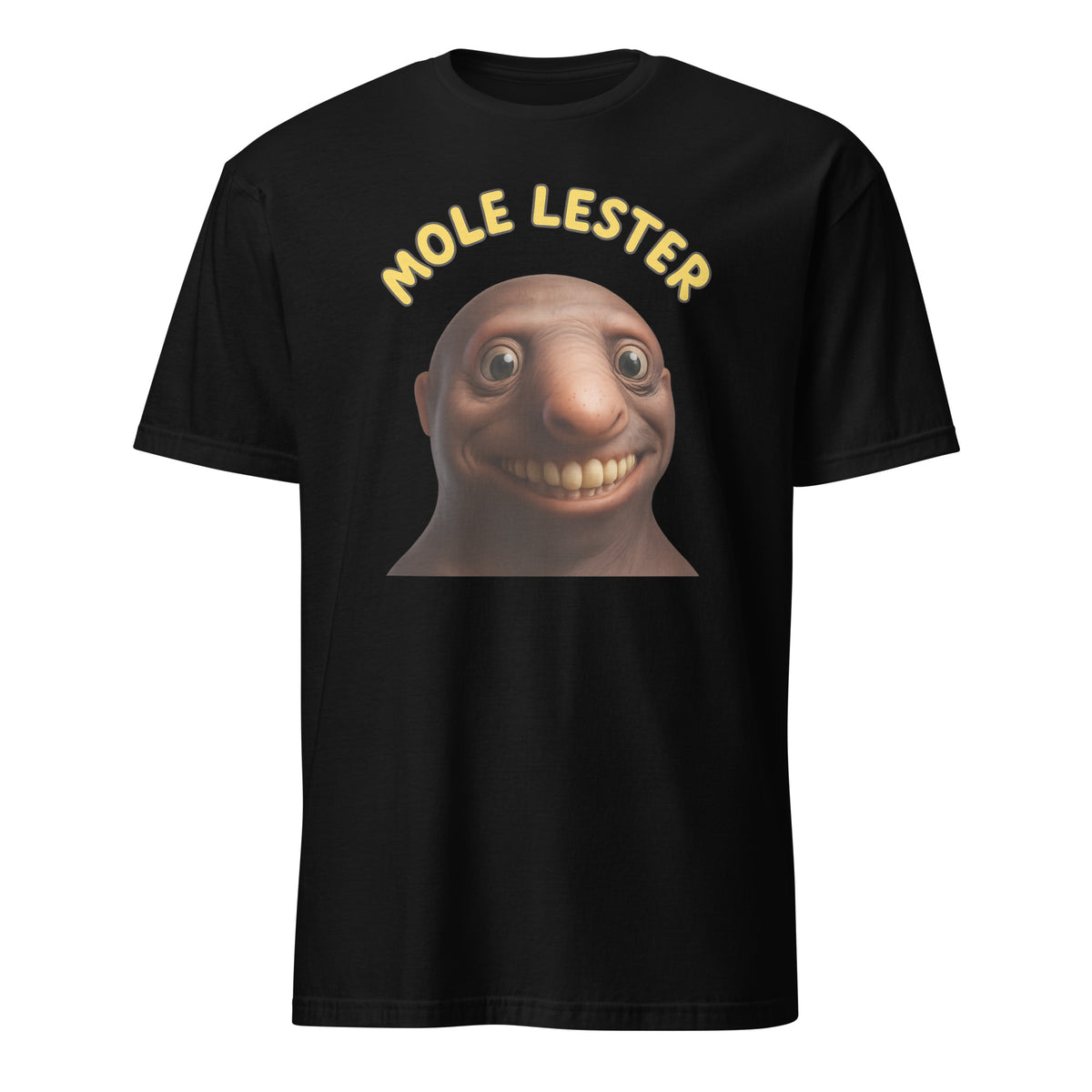 Mole Lester Shirt in Black – Funny Stag Do & Shit Shirt Swap Gag Tee