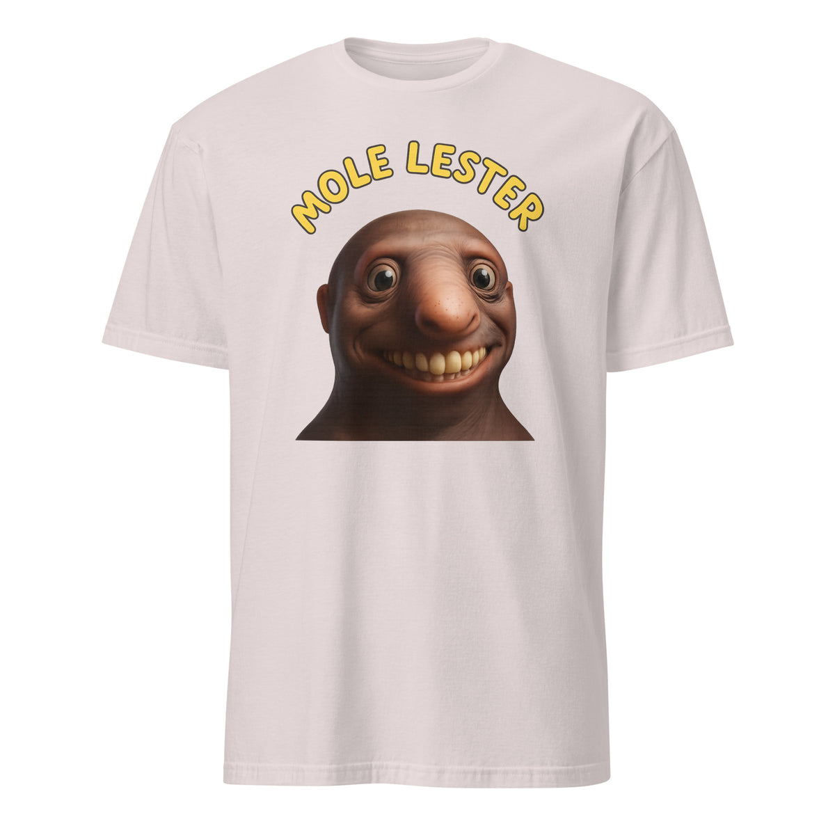 Mole Lester Shirt in Ice Grey – Funny Stag Do & Shit Shirt Swap Gag Tee