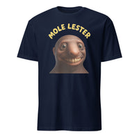 Mole Lester Shirt in Navy – Funny Stag Do & Shit Shirt Swap Gag Tee