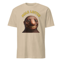 Mole Lester Shirt in Sand – Funny Stag Do & Shit Shirt Swap Gag Tee