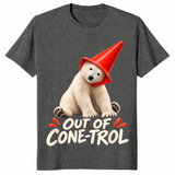 Momota Polar Bear shirt in dark heather