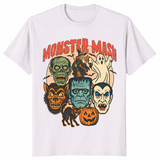 Monster mash shirt in ice grey