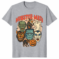 Monster mash shirt in sport grey