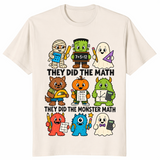 Monster math shirt in natural