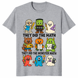 Monster math shirt in sport grey