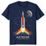Artemis II T-Shirt – Space Rocket Launch Moon Mission 2026 | Cuccico