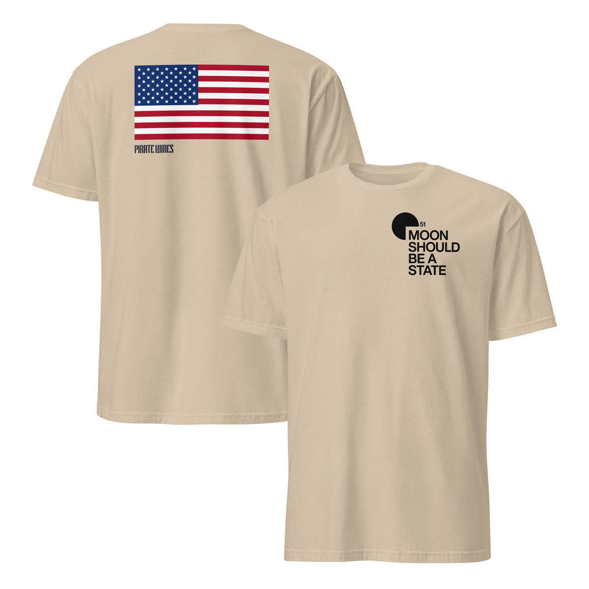 Moon should be a state shirt in sand