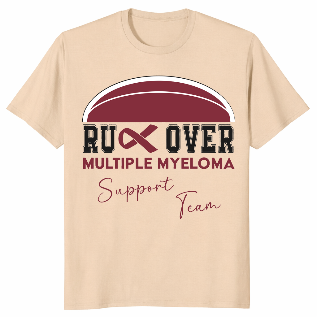 Multiple Myeloma Awareness shirt in sand