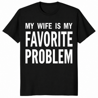 My Wife Is My Favorite Problem shirt in black