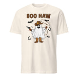 Boo Haw Shirt in Natural – Ghost Cowboy Spooky Fall Western Tee by Cuccico