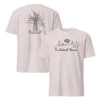 Nauen radio tower shirt in ice grey