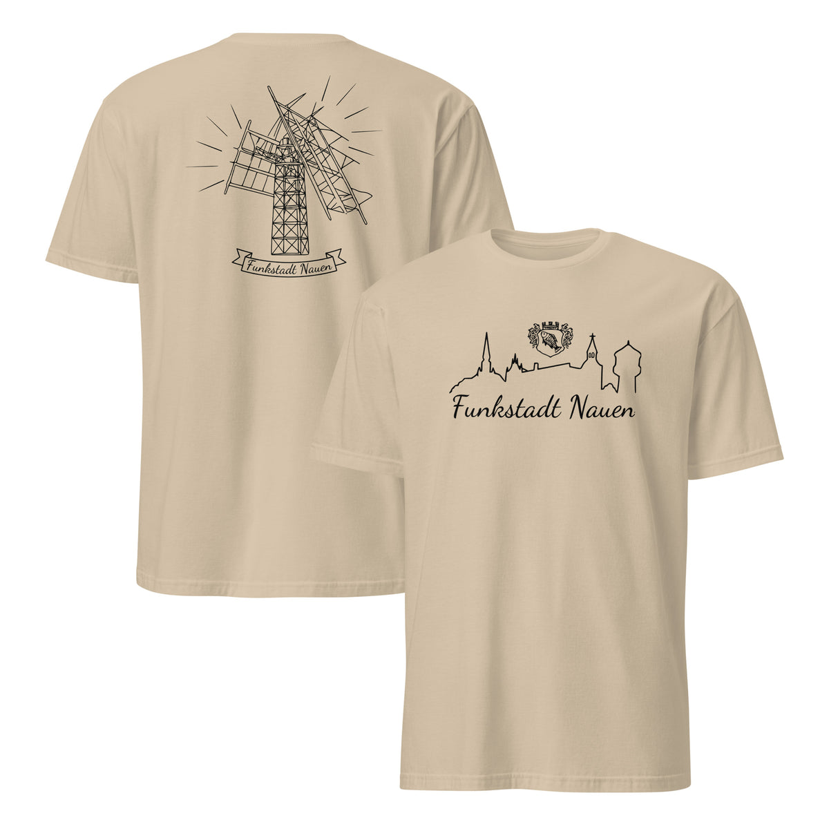 Nauen radio tower shirt in sand