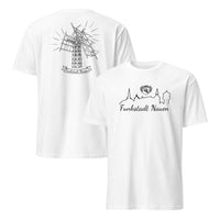 Nauen radio tower shirt in white