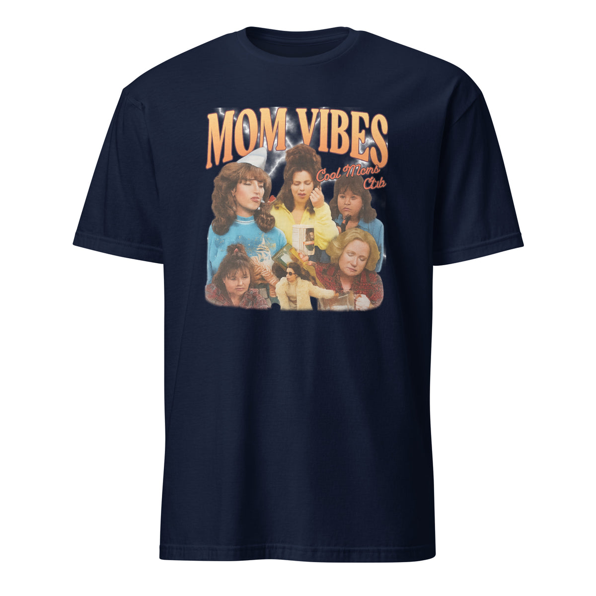 "Navy 90’s Mom Vibes Shirt featuring Funny Mom graphic by Cuccico"