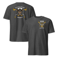Navy Chief pride shirt in dark heather grey, Honor the Anchor USN Desert Chiefs design
