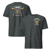 Navy Chief pride shirt in dark heather, Honor the Anchor USN Desert Chiefs design