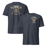 Navy Chief pride shirt in heather navy, Honor the Anchor USN Desert Chiefs design