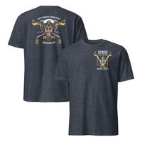Navy Chief pride shirt in heather navy, Honor the Anchor USN Desert Chiefs design