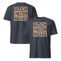 Need A Massage Shirt in heather navy