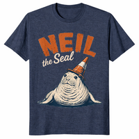 Neil The Seal Tasmania Viral Elephant Seal Traffic Cone T-Shirt | Cuccico