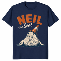 Neil The Seal Tasmania Viral Elephant Seal Traffic Cone T-Shirt | Cuccico