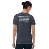 Never dream about working shirt heather navy