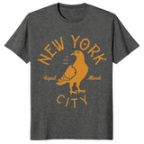 Dark heather New York City pigeon shirt NYC souvenir tee