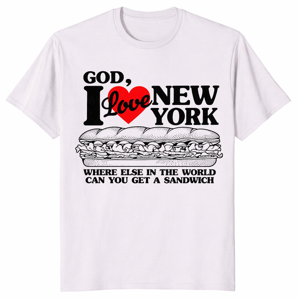 New york sandwich shirt in ice grey