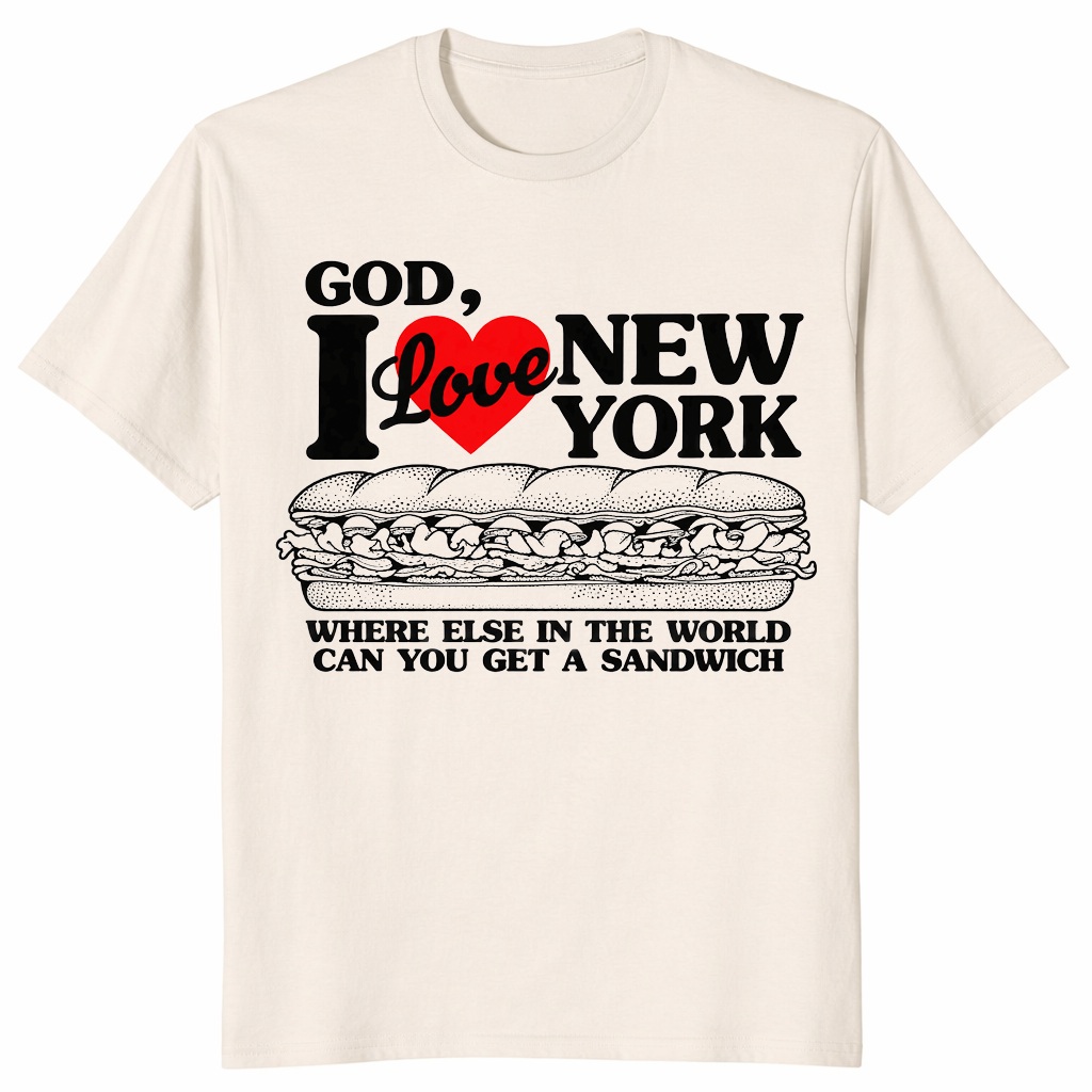 New york sandwich shirt in natural