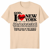 New york sandwich shirt in sand