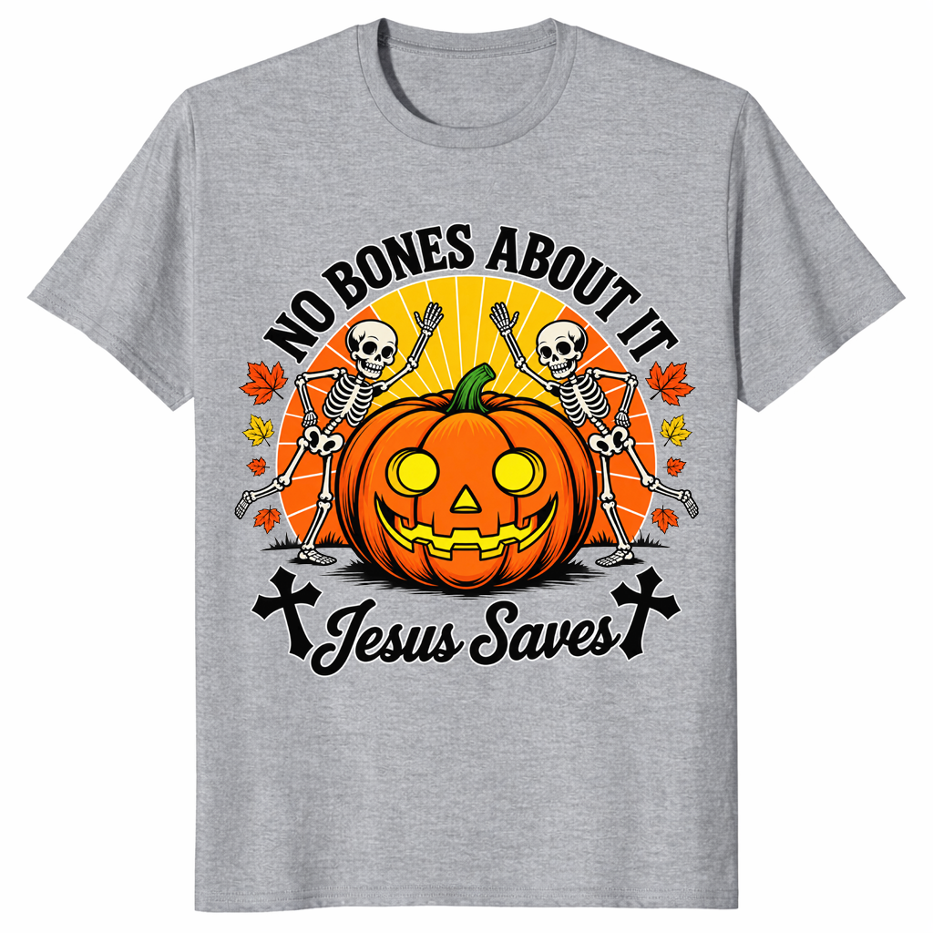 No bones about it shirt sport grey