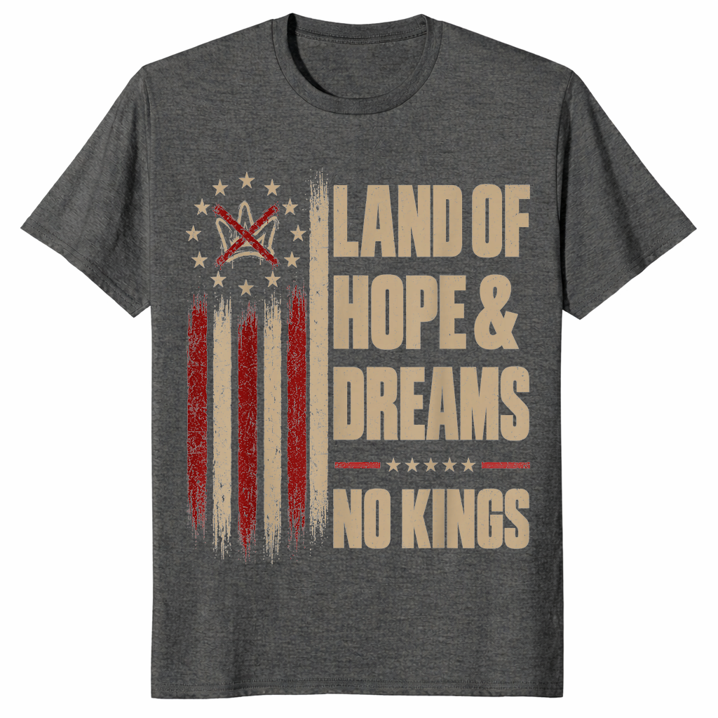 No kings shirt in dark heather