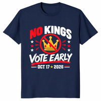 No Kings Vote Early shirt navy