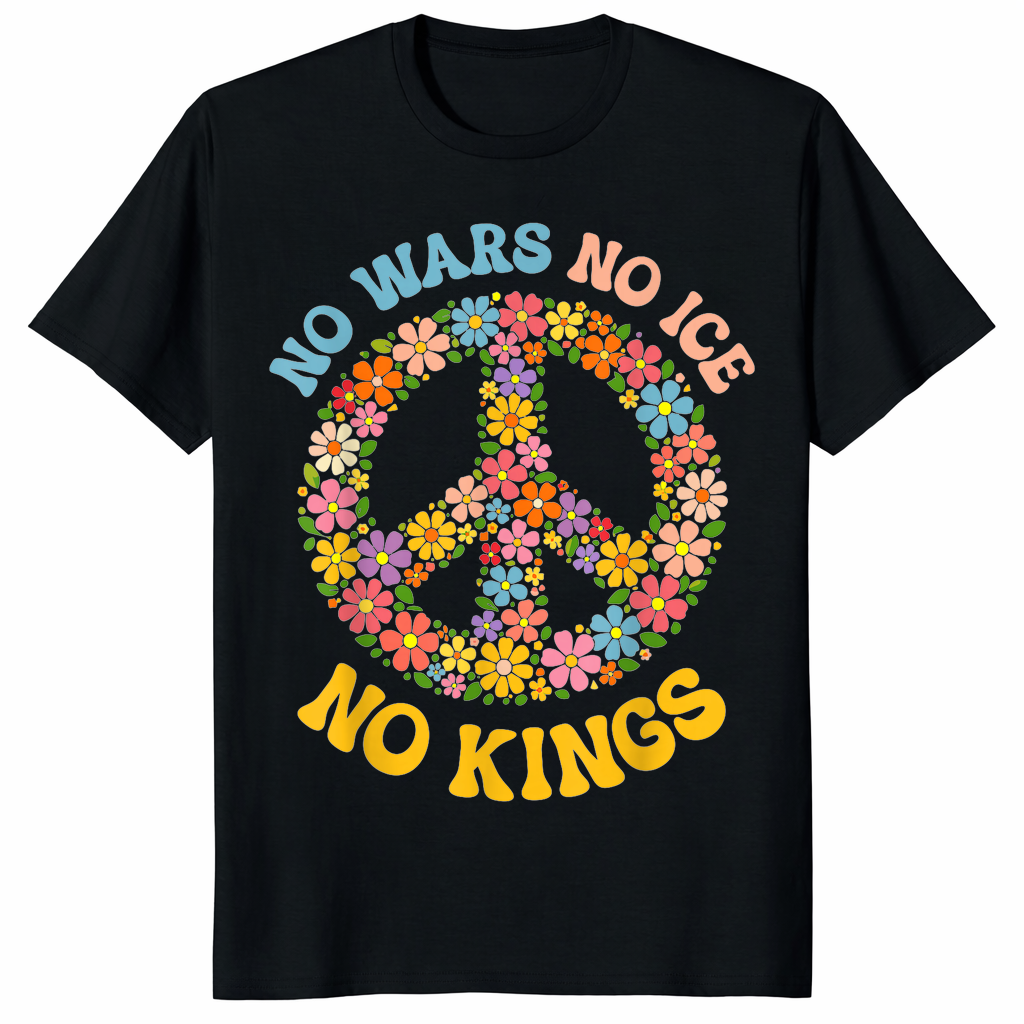 No Wars No ICE No Kings T-Shirt – Protest | Political Tee | Cuccico