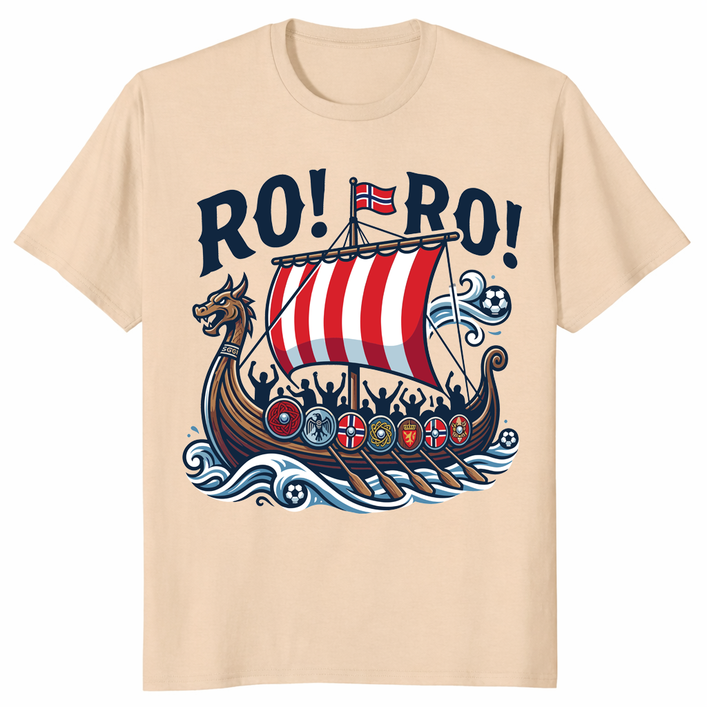 Ro Ro Norway Viking Chant Shirt | 2026 World Cup Football Fan Tee | Cuccico