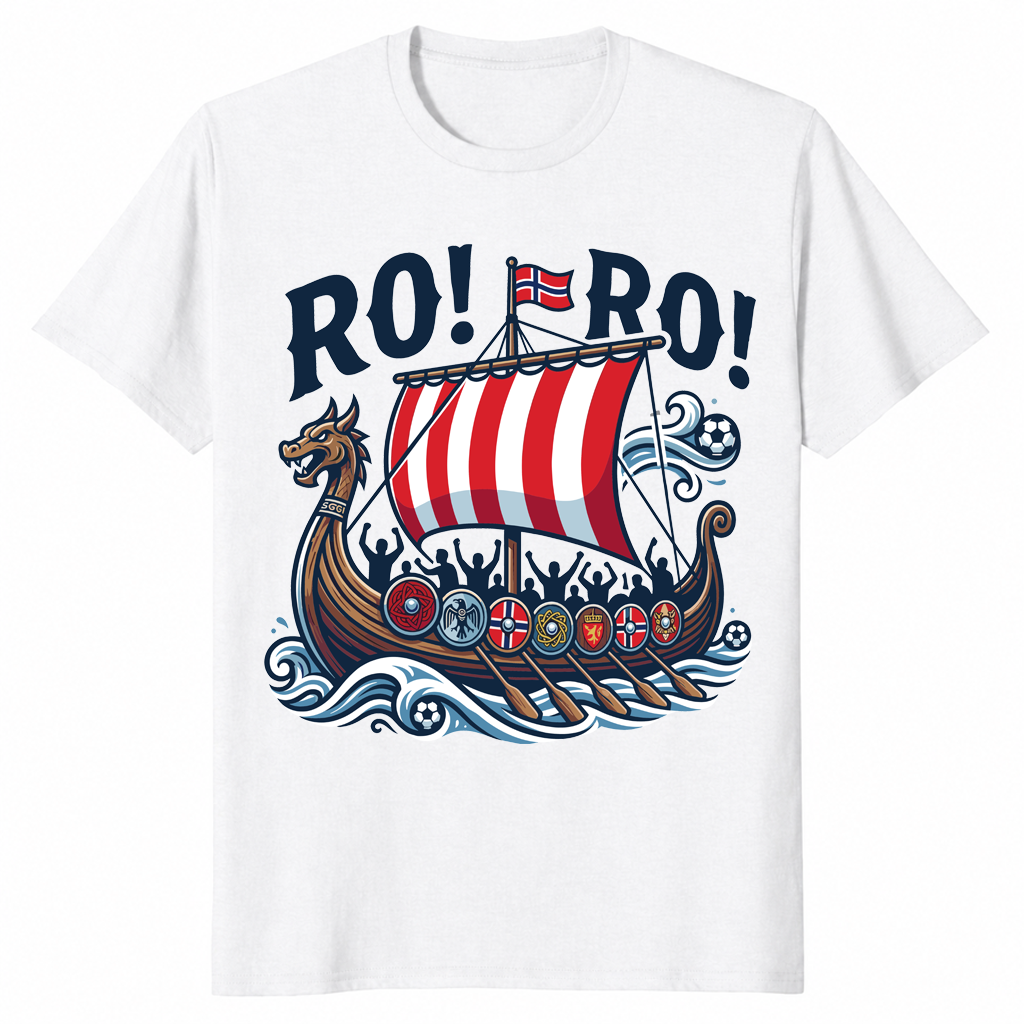 Ro Ro Norway Viking Chant Shirt | 2026 World Cup Football Fan Tee | Cuccico