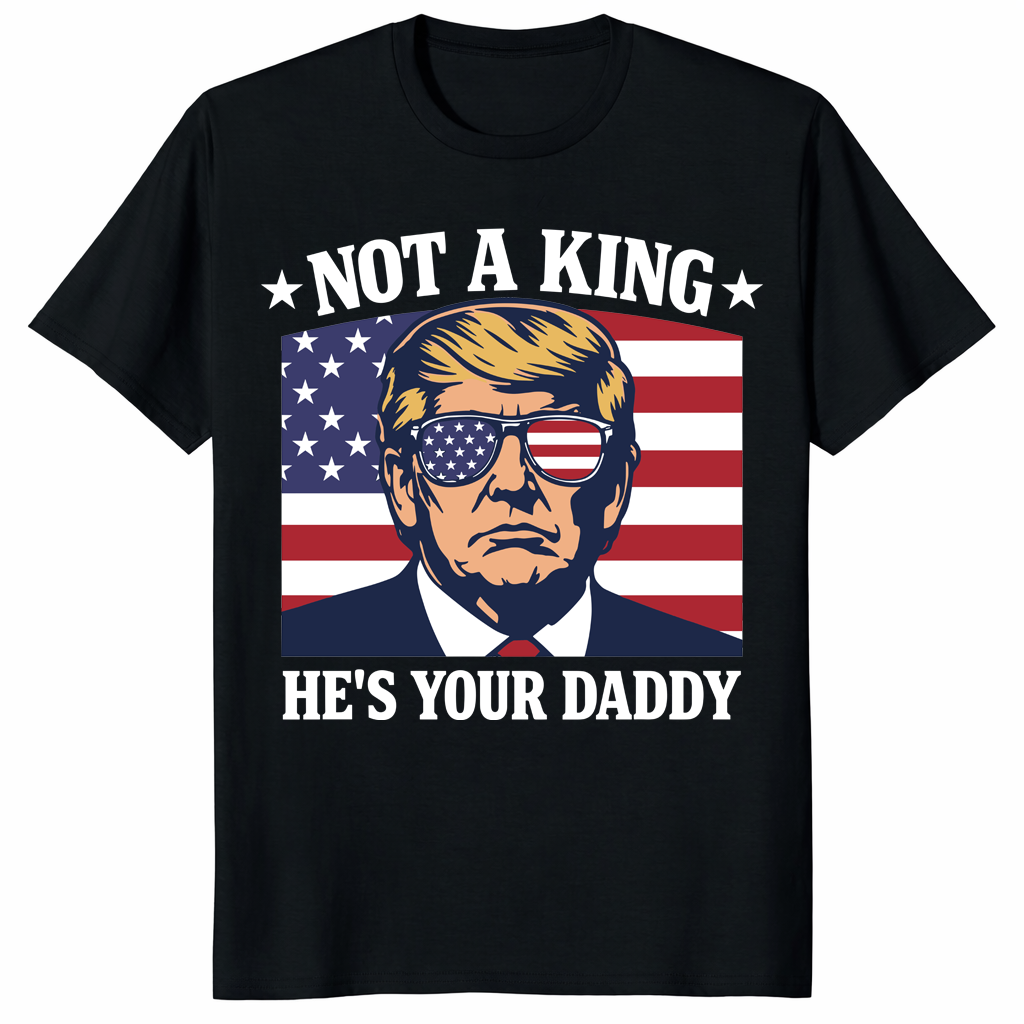Not A King He’s Your Daddy Trump Shirt trending design shirt
