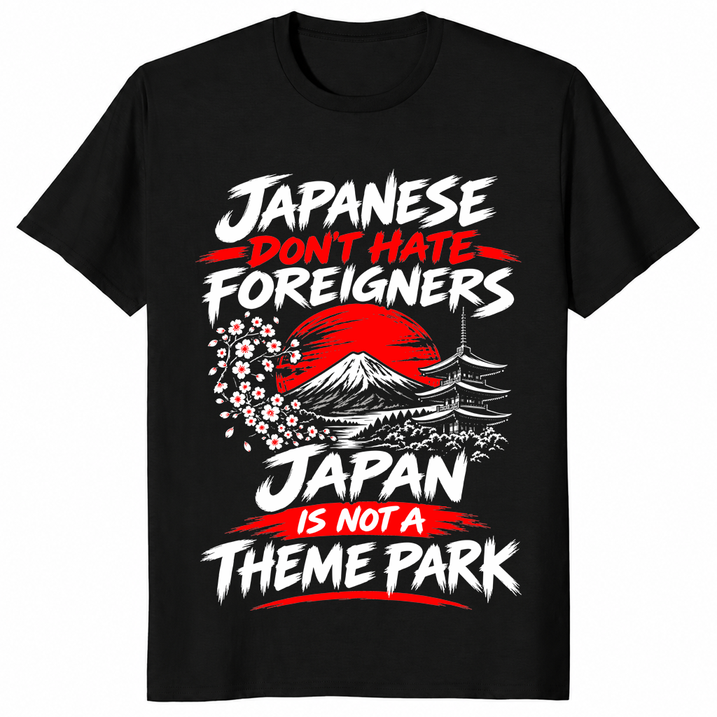 Not A Theme Park shirt black