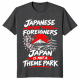 Not A Theme Park shirt dark heather grey