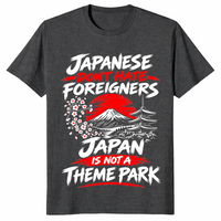 Not A Theme Park shirt dark heather grey