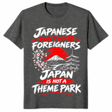 Not A Theme Park shirt dark heather