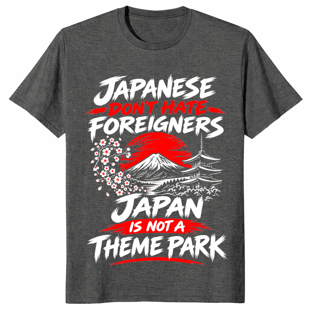 Not A Theme Park shirt dark heather