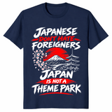 Not A Theme Park shirt navy