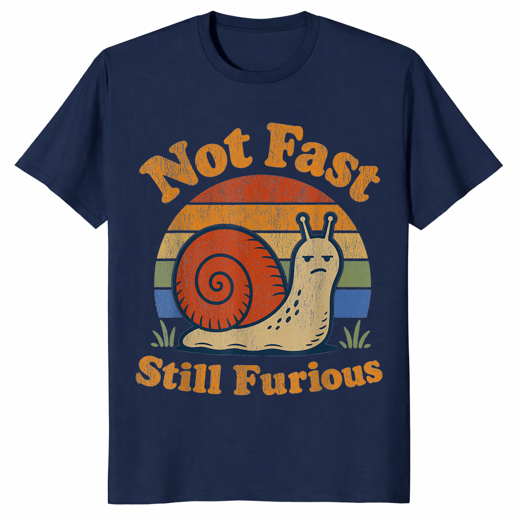 Not fast still furious shirt navy