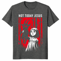 Not Today Jesus Gothic Dark Art Creepy Cute T-Shirt | Goth Tee | Cuccico